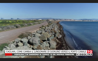 cagliari come cambia il lungomare di giorgino verso il porto canale