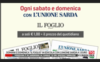 domani e domenica il foglio in edicola con l unione sarda a 1 euro