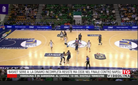 basket serie a la dinamo incompleta resiste ma cede nel finale contro napoli