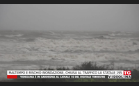 maltempo e rischio inondazione chiusa al traffico la statale 195