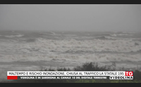 maltempo e rischio inondazione chiusa al traffico la statale 195