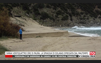 sinnai ventiquattro ore di paura la spiaggia di solanas sfregiata dal maltempo