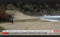 sinnai ventiquattro ore di paura la spiaggia di solanas sfregiata dal maltempo