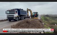195 chiusa sino al 30 gennaio traffico e caos sulla consortile di macchiareddu