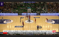 basket serie a la dinamo a trieste cerca la vittoria perduta palla a due alle 20