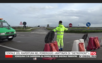 statale 195 riapertura nel pomeriggio mattinata di dietrofront