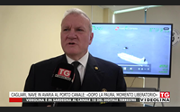 cagliari nave in avaria al porto canale dopo la paura momento liberatorio