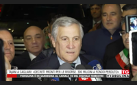 tajani a cagliari decreti pronti per le risorse 300 milioni a fondo perduto
