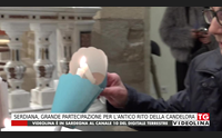 serdiana grande partecipazione per l antico rito della candelora