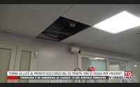 torna la luce al pronto soccorso del ss trinit ore di disagi per i pazienti