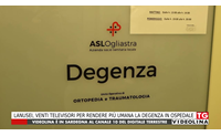lanusei venti televisori per rendere pi umana la degenza in ospedale