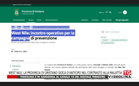west nile la provincia di oristano gioca d anticipo nel contrasto alla malattia