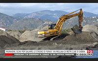 muravera scavi per salvare lo stagno di feraxi via migliaia di metri cubi di sabbia