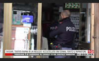 sassari tentata rapina in un negozio accoltellata una donna ferito il rapinatore