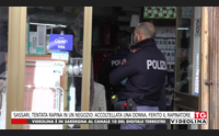sassari tentata rapina in un negozio accoltellata una donna ferito il rapinatore