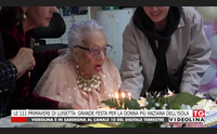 le 111 primavere di luisetta grande festa per la donna pi anziana dell isola