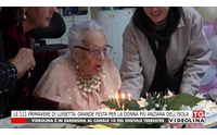 le 111 primavere di luisetta grande festa per la donna pi anziana dell isola