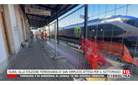 olbia alla stazione ferroviaria di san simplicio attesa per il sottopasso