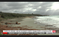 tempesta oriana anche alghero conta i danni dopo la mareggiata