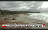 tempesta oriana anche alghero conta i danni dopo la mareggiata