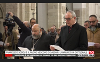 francesco soddu il nuovo vescovo di sassari l annuncio in cattedrale