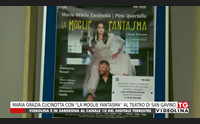 maria grazia cucinotta con la moglie fantasma al teatro di san gavino
