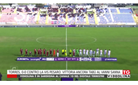 torres 0 0 contro la vis pesaro vittoria ancora tab al vanni sanna