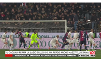 il cagliari ferma la lazio sullo 0 0 ma perde anche mazzitelli e mina