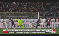 il cagliari ferma la lazio sullo 0 0 ma perde anche mazzitelli e mina