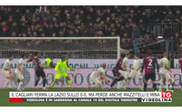 il cagliari ferma la lazio sullo 0 0 ma perde anche mazzitelli e mina