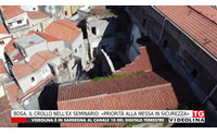 bosa il crollo nell ex seminario priorit alla messa in sicurezza