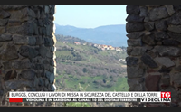 burgos conclusi i lavori di messa in sicurezza del castello e della torre