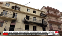 nuoro alba di paura per un incendio in una palazzina famiglie evacuate