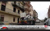 nuoro paura dopo il rogo nella palazzina quella casa una discarica