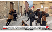 sinnai celebra is cerbus maschera del carnevale tradizionale