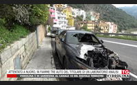 attentato a nuoro in fiamme tre auto del titolare di un laboratorio analisi