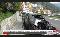 attentato a nuoro in fiamme tre auto del titolare di un laboratorio analisi