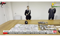sassari la droga a casa con il corriere espresso arrestato un 25enne