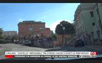 cagliari castello impossibile tra strade chiuse e divieti di parcheggio