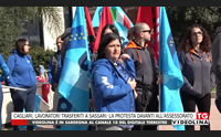 cagliari lavoratori trasferiti a sassari la protesta davanti all assessorato