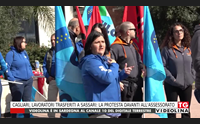 cagliari lavoratori trasferiti a sassari la protesta davanti all assessorato
