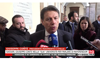 sassari giuseppe conte nella sua universit per parlare di referendum