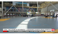 olbia inclusione in movimento l aeroporto diventa spazio sportivo