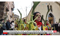 desulo la processione della palme la diretta di videolina nei giorni della passione