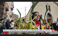 desulo la processione della palme la diretta di videolina nei giorni della passione
