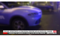 cagliari nonostante la zona rossa tensione alta in piazza del carmine