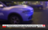 cagliari nonostante la zona rossa tensione alta in piazza del carmine
