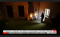 si rinnova il lunissanti nel borgo di castelsardo il rito della passione