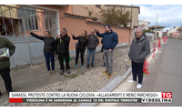 samassi proteste contro la nuova ciclovia allagamenti e meno parcheggi