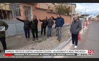 samassi proteste contro la nuova ciclovia allagamenti e meno parcheggi